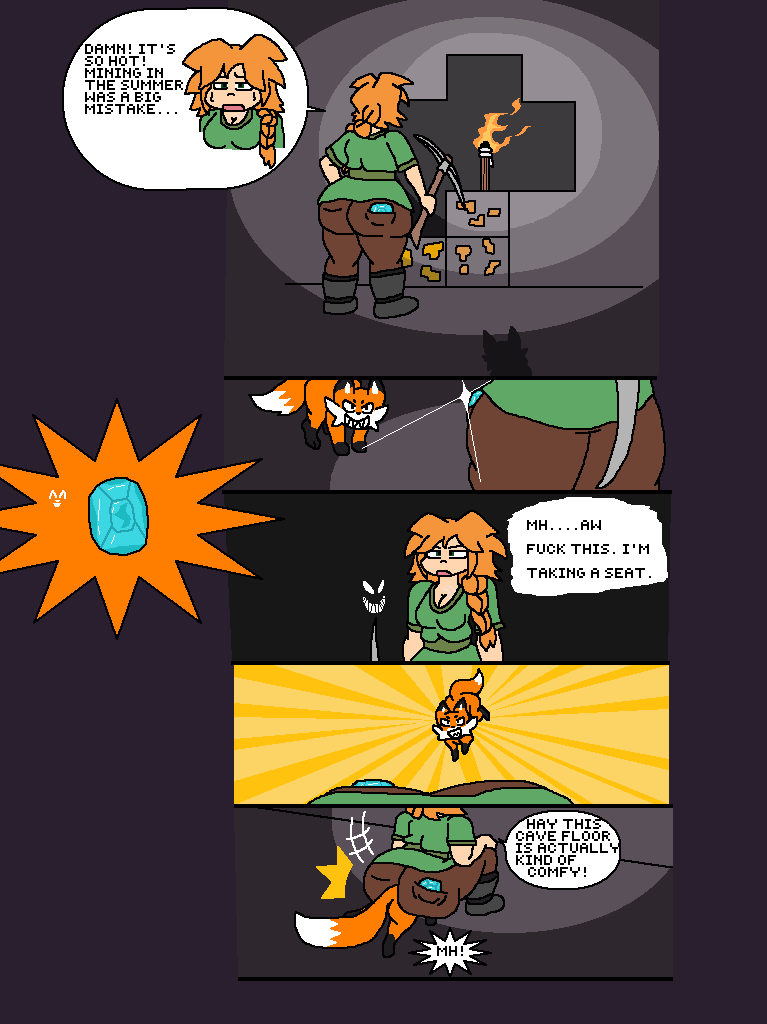 Mining in the dark by GatorFox22 on DeviantArt
