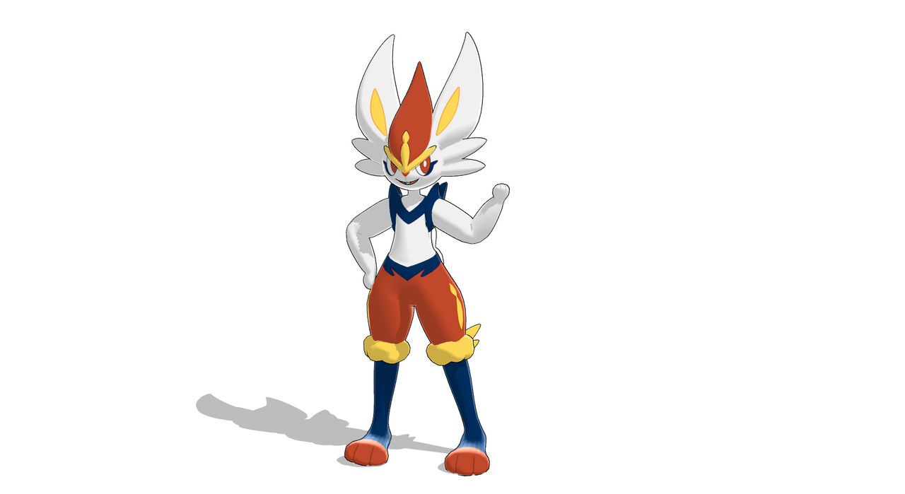 Cinderace Render MMD