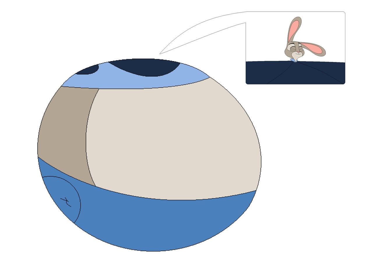Massive Inflated Judy Hopps by AnimeArtistMii on DeviantArt