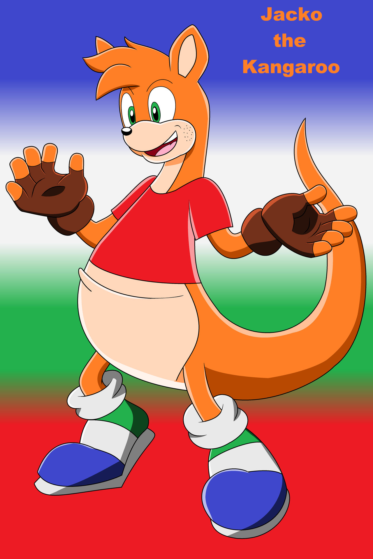 Sojackaroo Jacko the Kangaroo 2021 Ref by AnimeArtistMii on DeviantArt