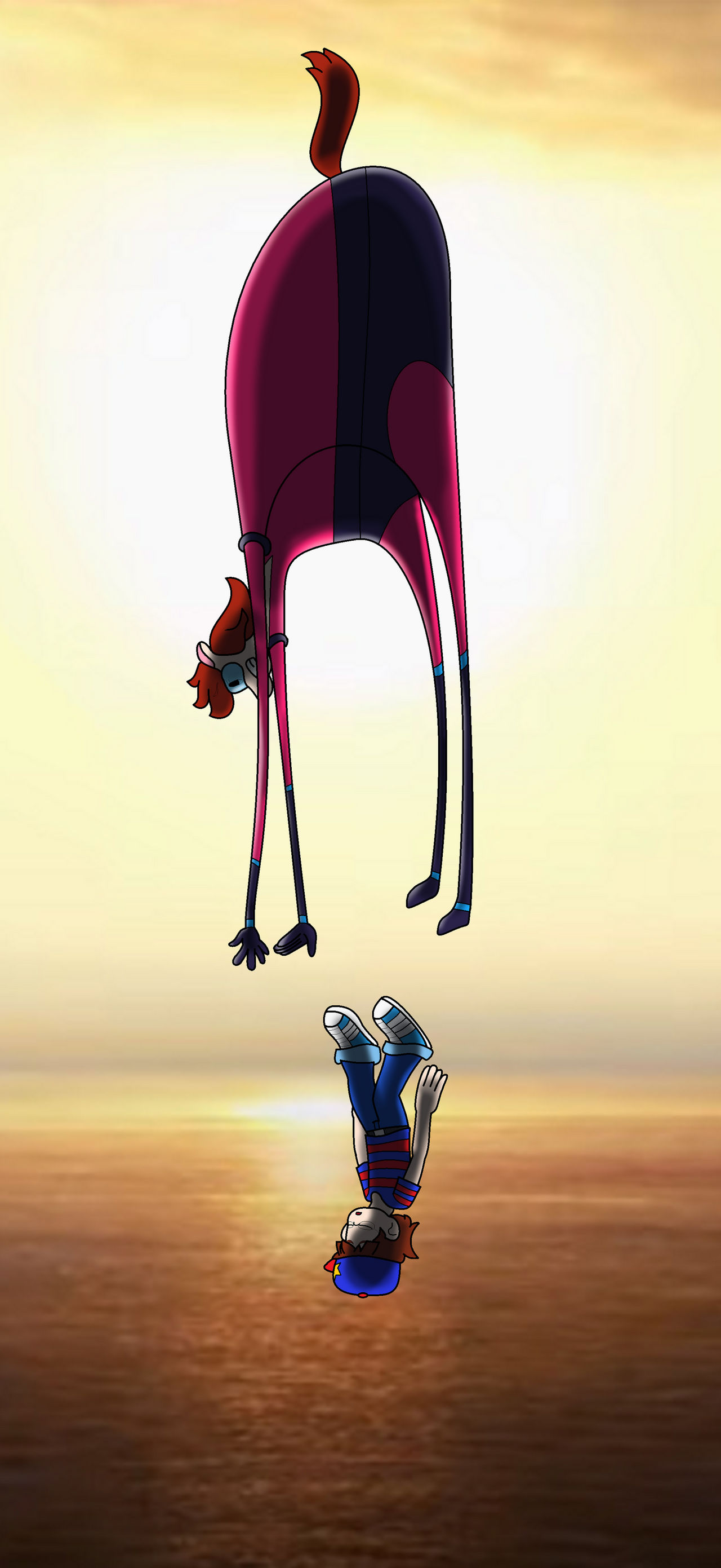 Hero Falling Falling to hero's fate by AnimeArtistMii on DeviantArt