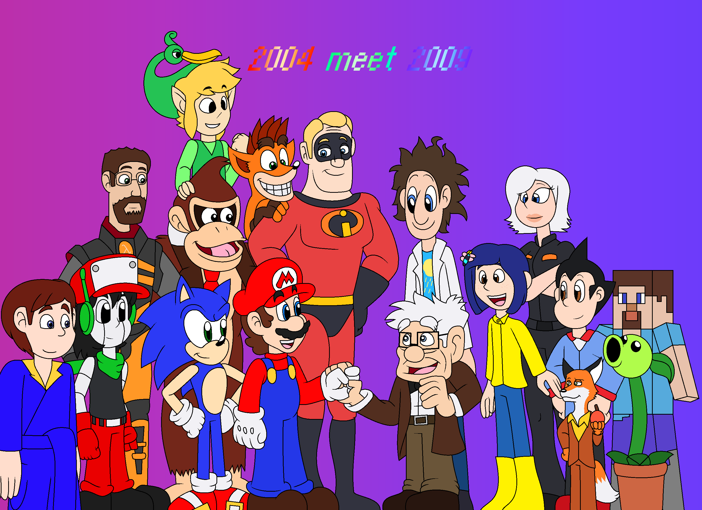 2009 Deviantart Tribute to 2004 and 2009 by AnimeArtistMii on DeviantArt
