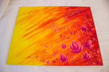 Acrylpainting - Flame of Love #2