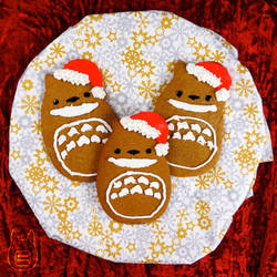 Totoro Gingerbread Cookies (Tutorial)