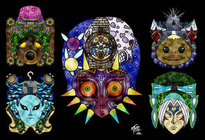 Majora's Mask Stained Glass