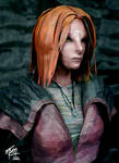 Irisa Papercraft Bust by studioofmm