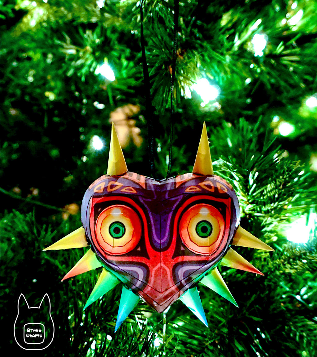 Majora's Mask Papercraft Ornament (Tutorial)