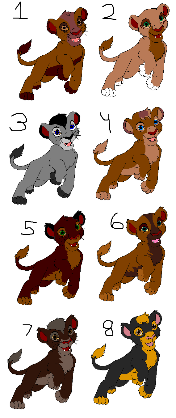 Lion Adoptables - 1 LEFT