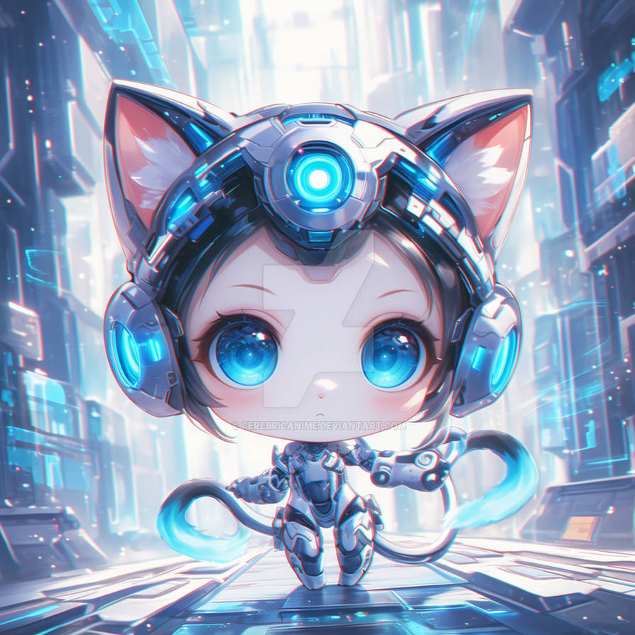 Chibi robo girl by Cerebricanime on DeviantArt