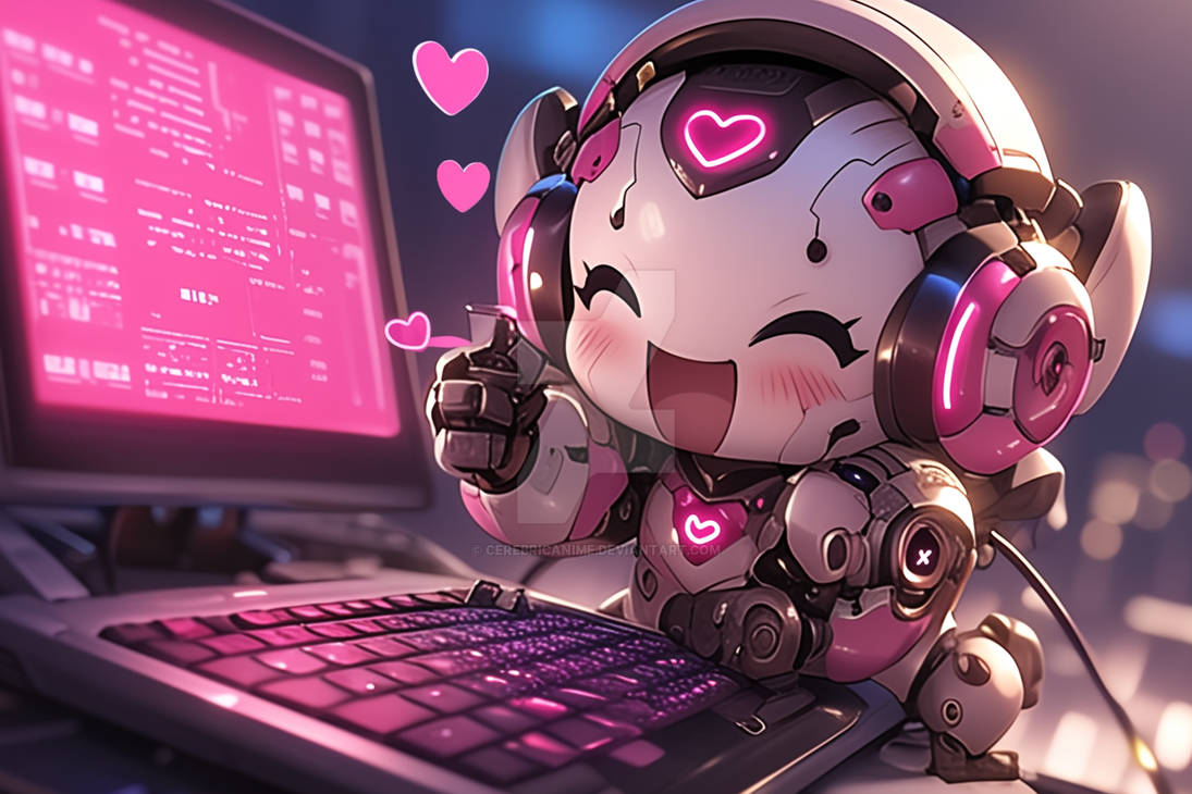 Chibi android (adoptable) by Cerebricanime on DeviantArt