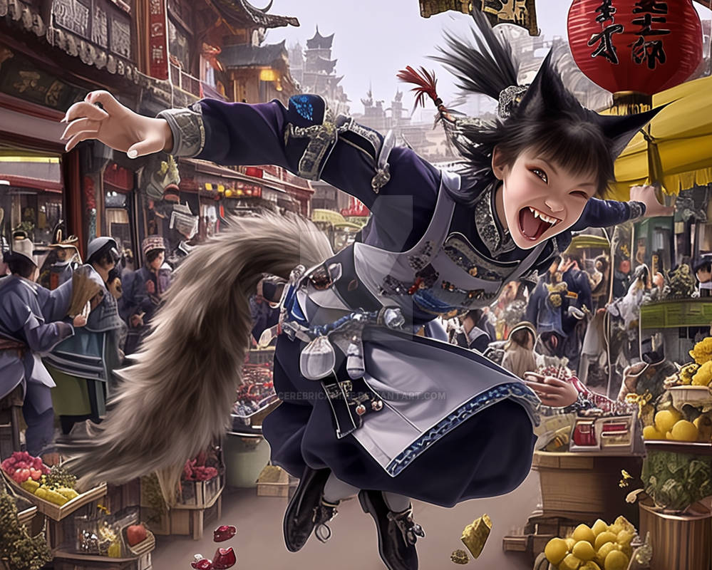 Foxgirl thief Anthro by Cerebricanime on DeviantArt Foxgirl thief Anthro by Cerebricanime on DeviantArt