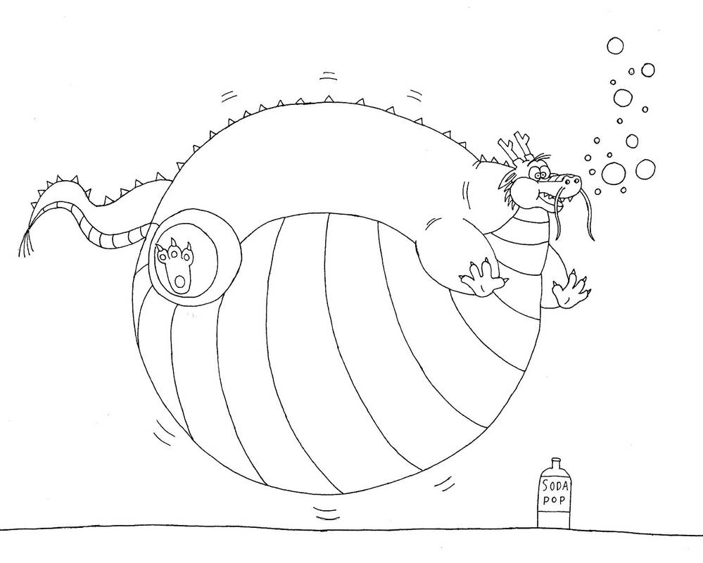 Draool Inflation Eastern Dragon soda pop inflation by wilwallaby on DeviantArt