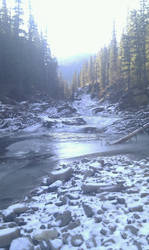 Frozen Kakwa River