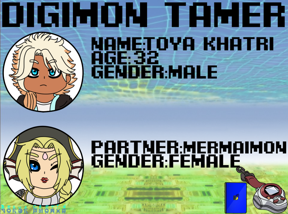 Digimon ID Card Toya and Mermaimon by Besus-Cretin on DeviantArt