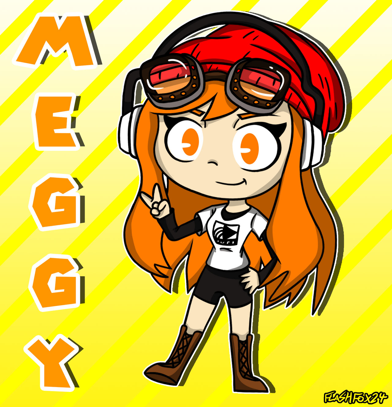 Human Meggy! by FlashFox24 on DeviantArt