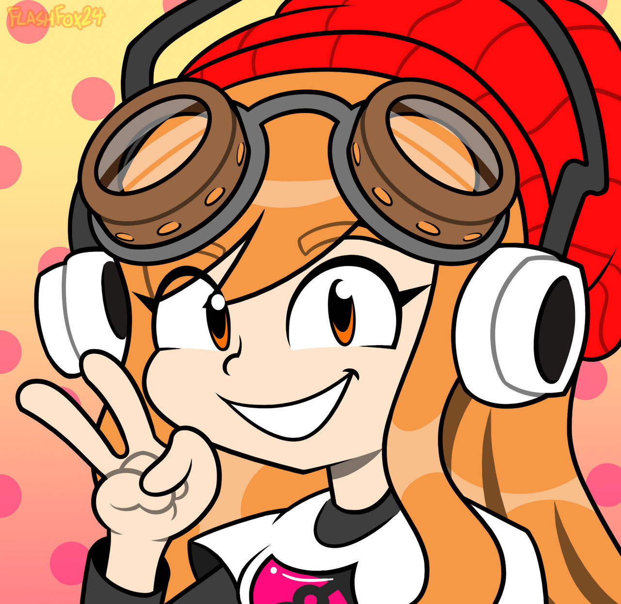 SMG4 Meggy Portrait by FlashFox24 on DeviantArt