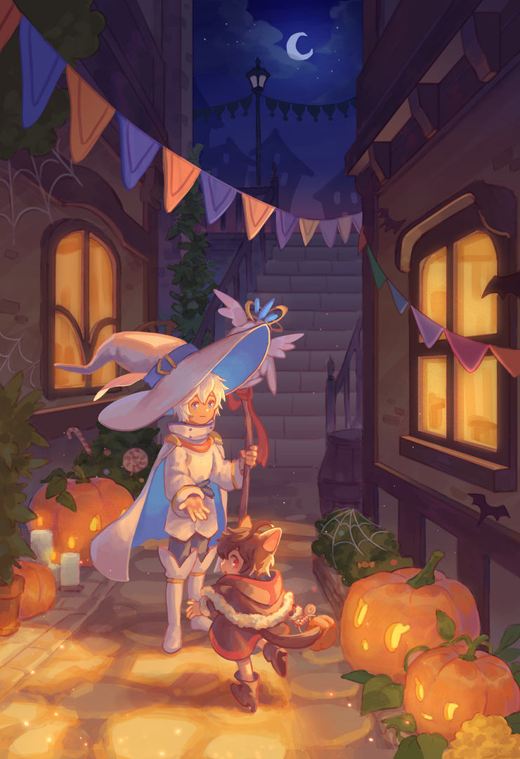 GBF - The Sorcerer and His Cat by Rennebenis on DeviantArt