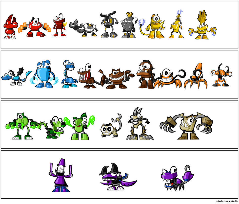 Mixels Character Design Mixels Characters External Links Mixels Characters Free