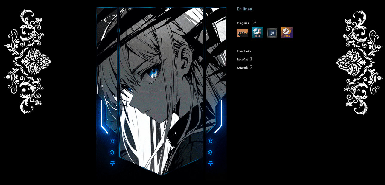 Anime Girl Steam Artwork by FacelessXv on DeviantArt