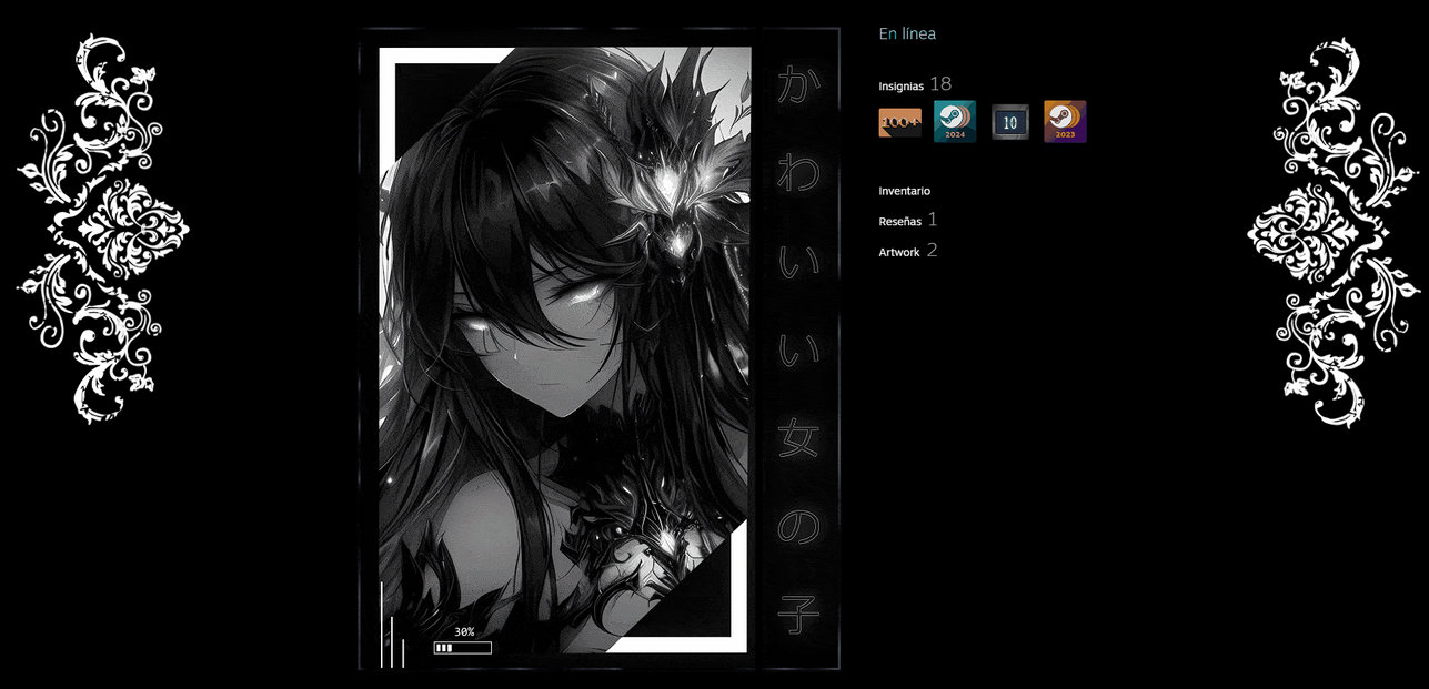 Anime Girl Steam Artwork by FacelessXv on DeviantArt
