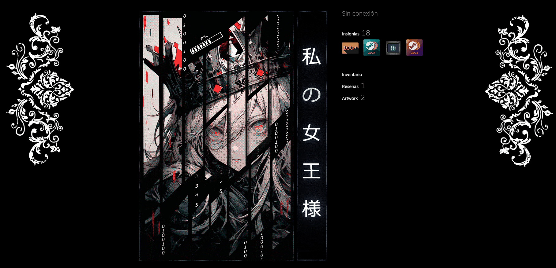 Anime Girl Steam Artwork by FacelessXv on DeviantArt