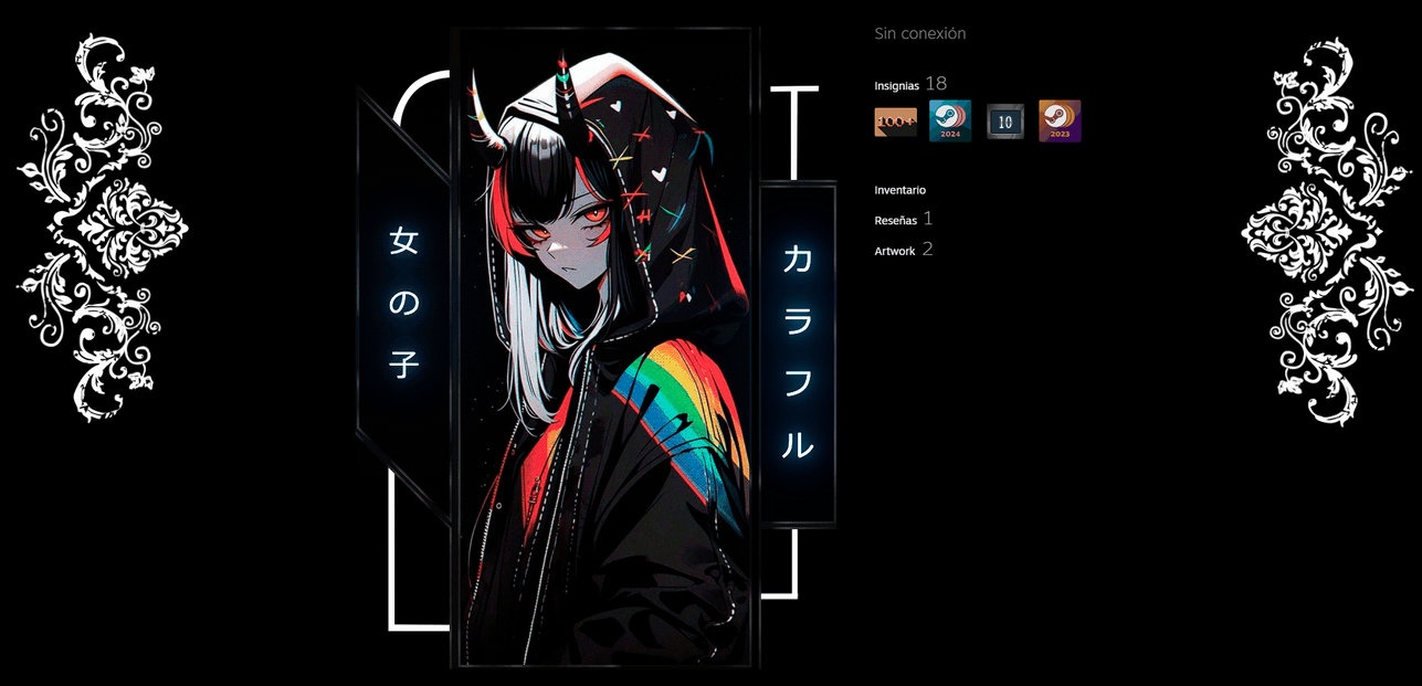 Anime Girl Steam Artwork by FacelessXv on DeviantArt