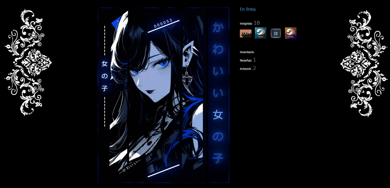 Anime Girl Steam Artwork by FacelessXv on DeviantArt
