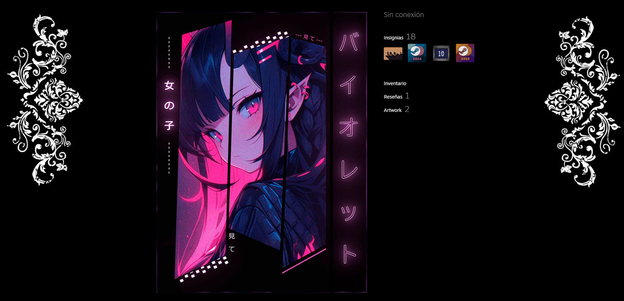 Anime Girl Steam Artwork by FacelessXv on DeviantArt