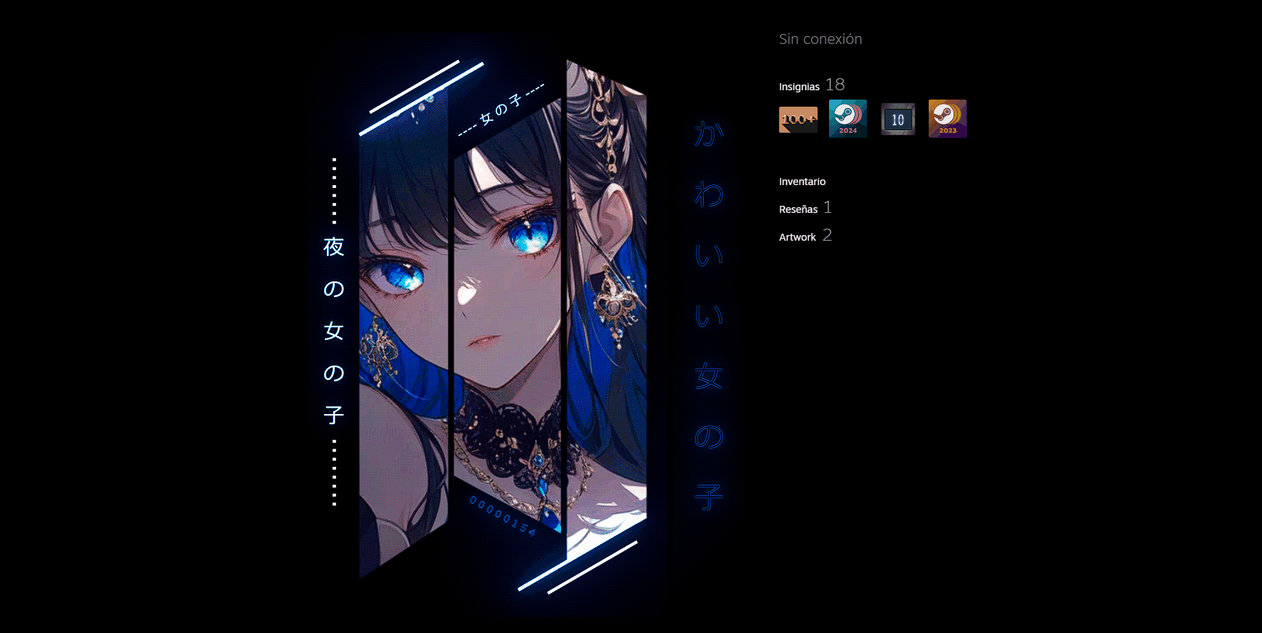 Anime Girl Steam Artwork by FacelessXv on DeviantArt