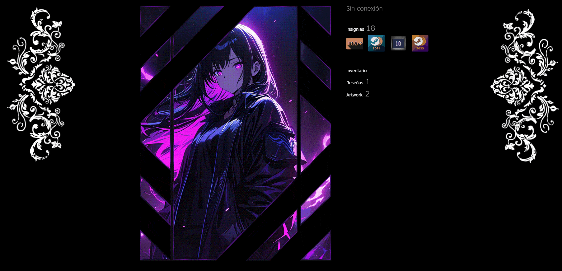 Anime Girl Steam Artwork by FacelessXv on DeviantArt