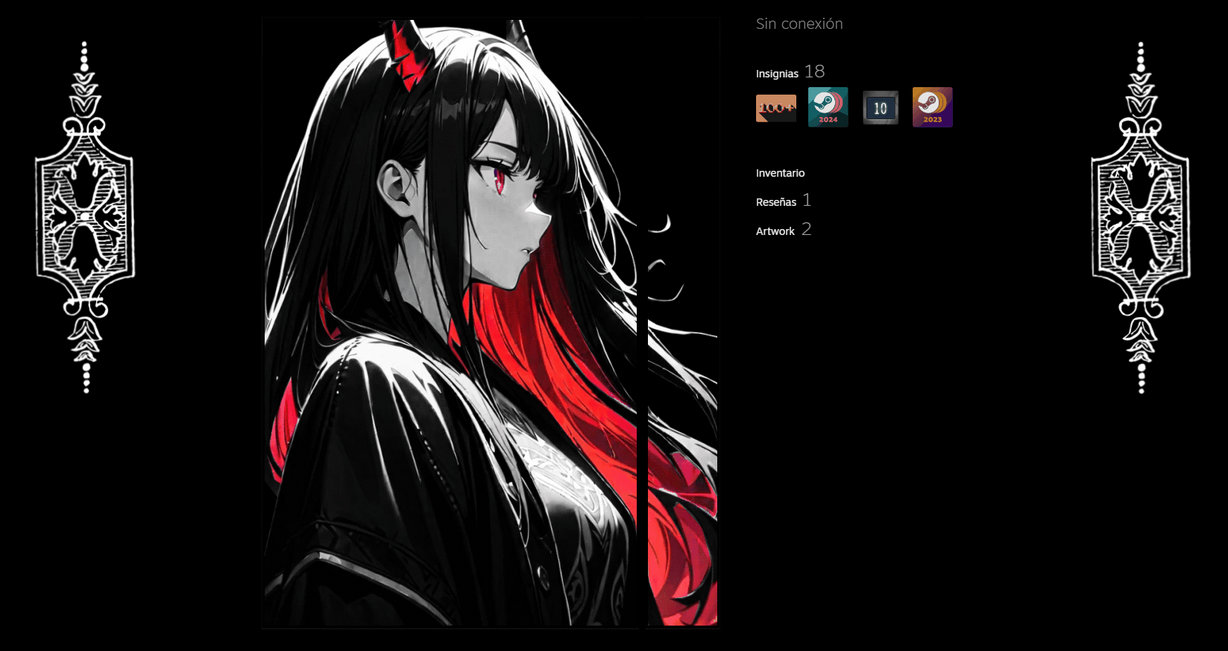 Anime Girl Steam Artwork by FacelessXv on DeviantArt