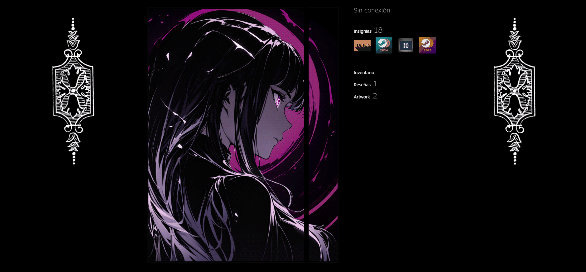 Anime Girl Steam Artwork by FacelessXv on DeviantArt