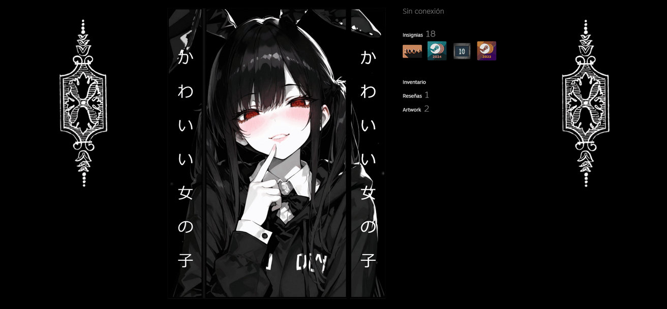 Anime Girl Steam Artwork by FacelessXv on DeviantArt