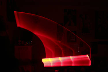 Fun with Lightsabers! Slow Shutter Unsheathing!