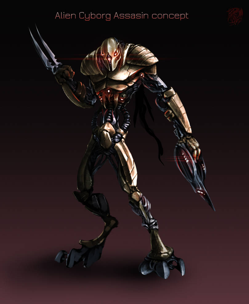 Alien Isolation Cyborg Alien cyborg by draken4o on DeviantArt