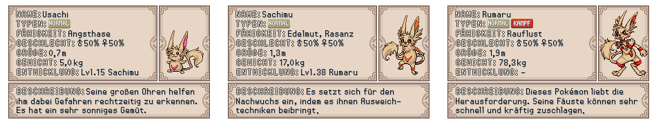 Usachi, Sachimu, Rumaru