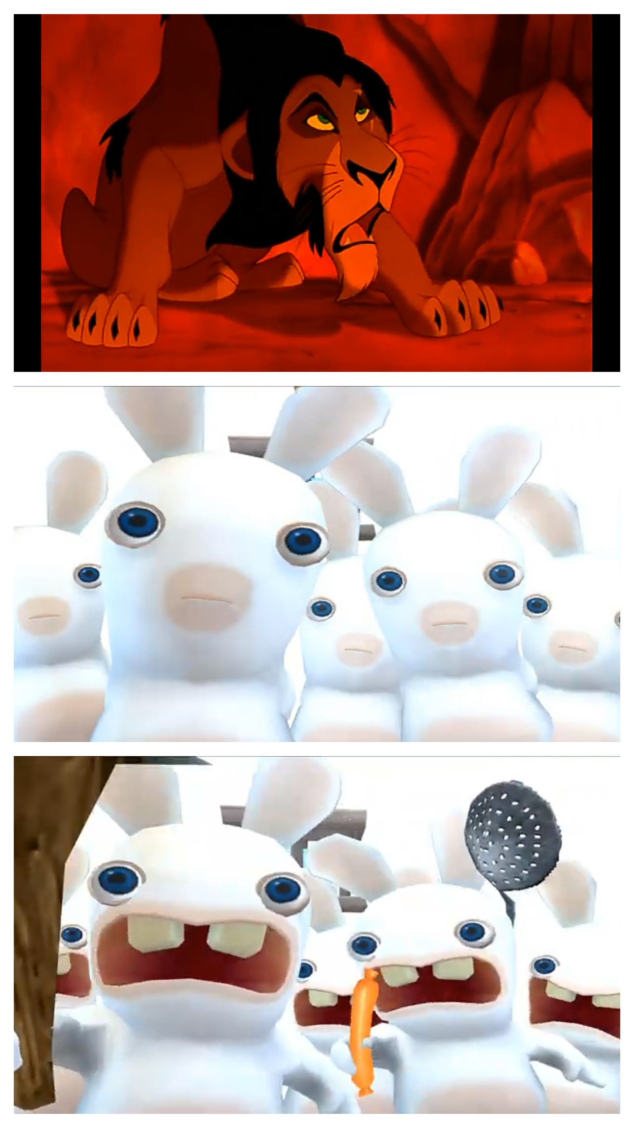 Disney Rabbids The rabbids defeat scar by 7kr on DeviantArt