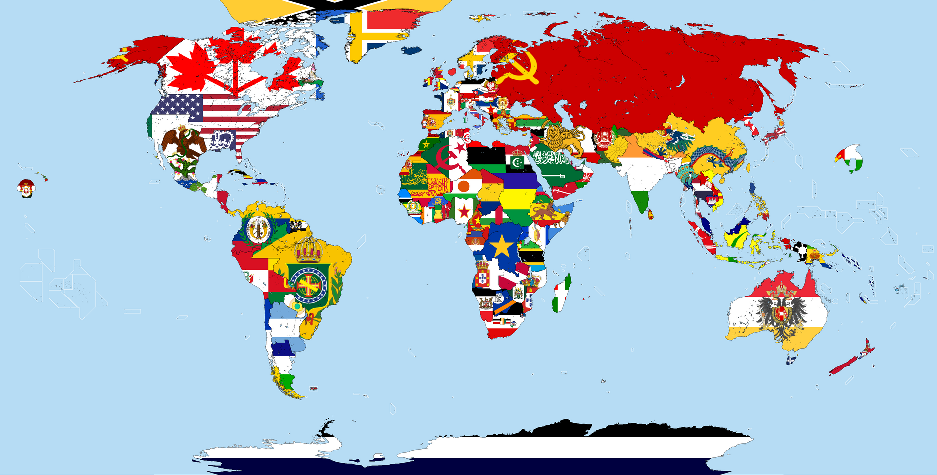 2014 Map Alternative 2014 Flag Map by jcjewbcjkwc on DeviantArt