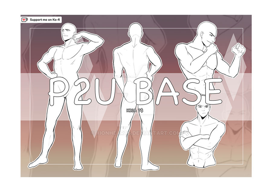 P2U Anime Male Base: Head to Toes [from Anime Base Set #49]
