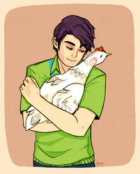 Chicken Hugging