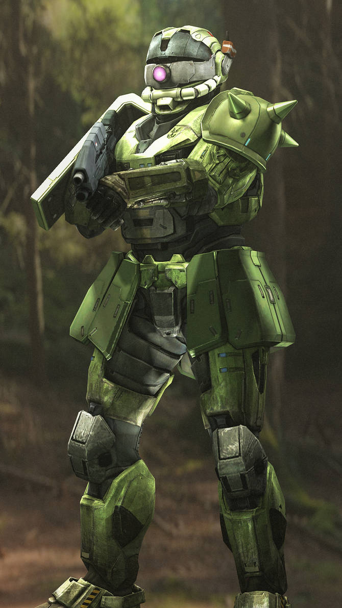 Halo gundam Zaku Spartan Armor By Slakolov On DeviantArt Halo gundam zaku spartan armor by slakolov on deviantart