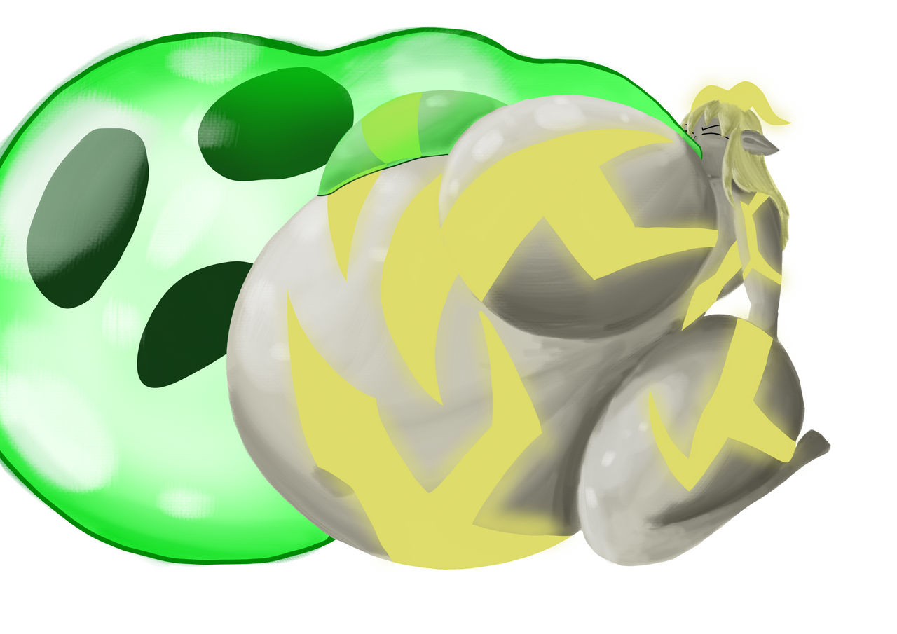 Slime inflation on a Ardoni by BDADBBDVv on DeviantArt