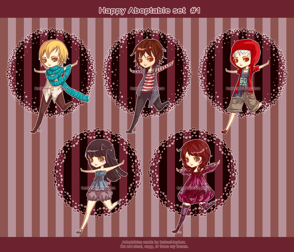 Happy adopts set 2:: CLOSED