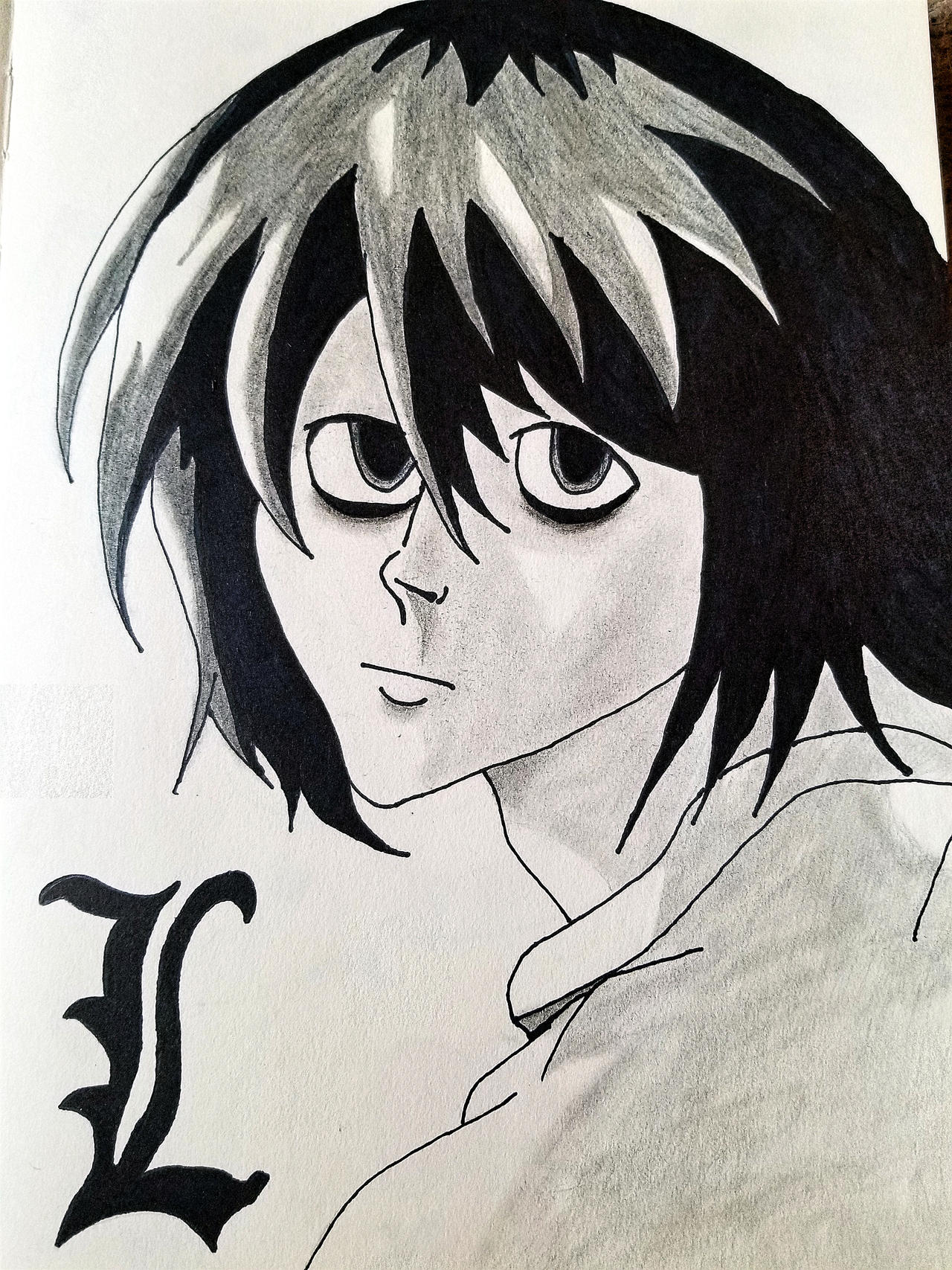 Deviantart La Note L Deathnote by Gamergirl268 on DeviantArt