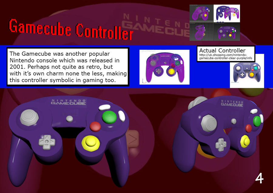 Gamecube Character Model Gamecube Controller 3D Model by Chaderton on DeviantArt
