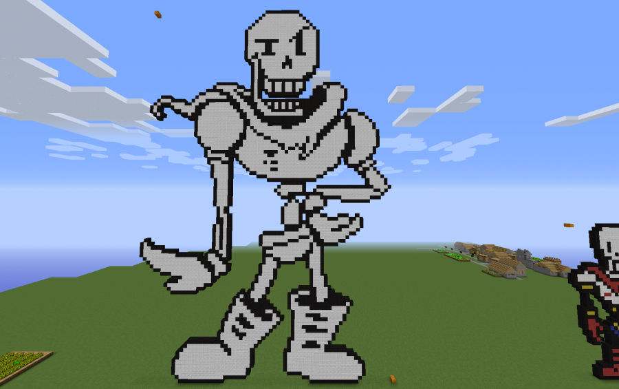 Papyrus Minecraft Pixel Art! by RedEnergyYT on DeviantArt
