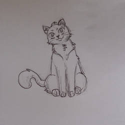 A little sketch for DA cat tutorial