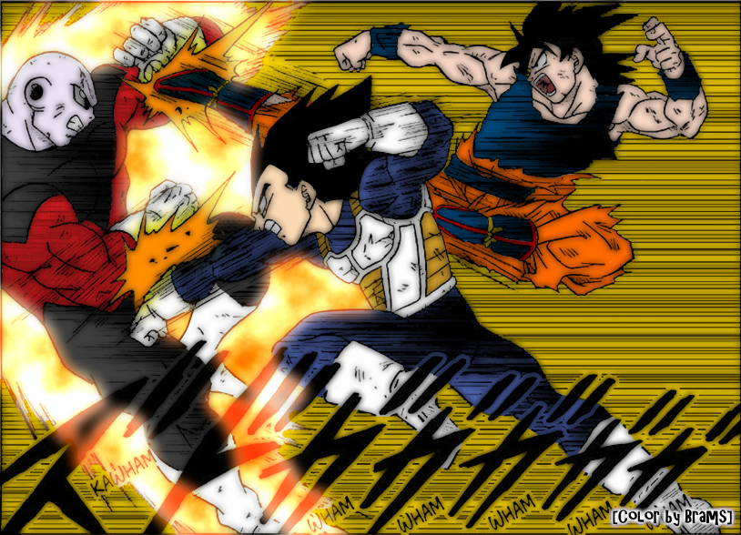 Goku e Vegeta Instinto Superior VS Jiren by Aflp on DeviantArt