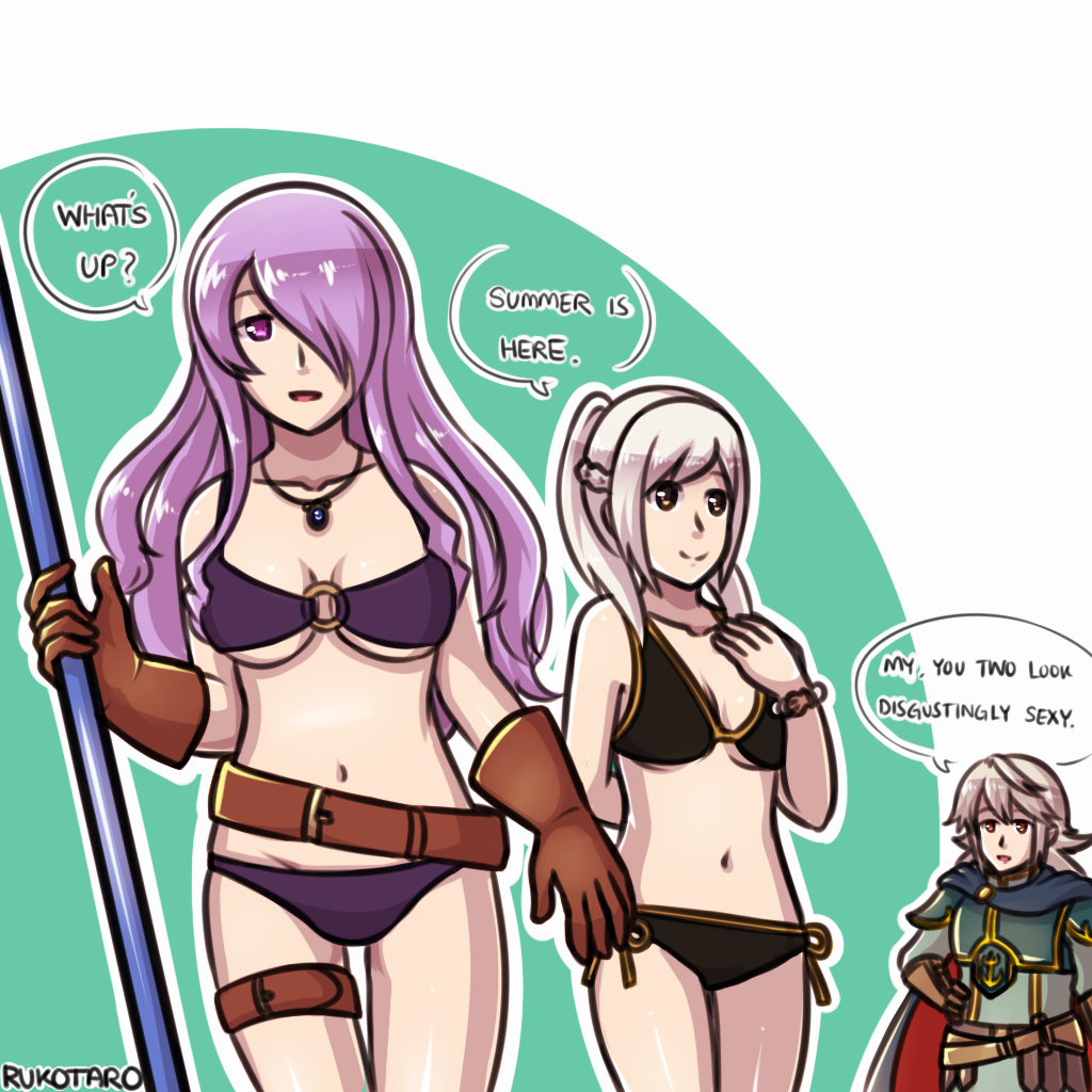 [FEH] Camilla and Robin Bikini Cosplay