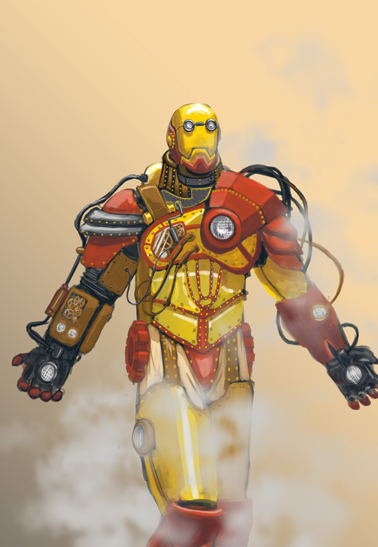 Steampunk Iron Man